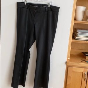 Ann Taylor Loft Marisa Trouser Charcoal Grey Sz 16